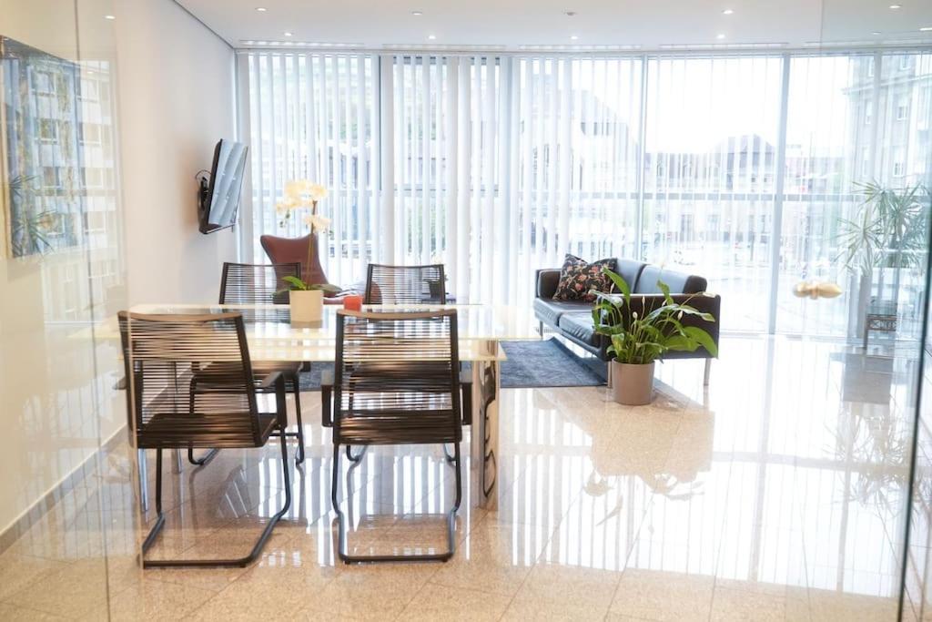 Exklusive Stadtoase Design-Wohnung - Panoramablick 科布倫茨 外观 照片