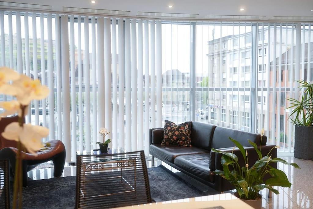 Exklusive Stadtoase Design-Wohnung - Panoramablick 科布倫茨 外观 照片
